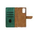Rixus Bookcase For Samsung Galaxy A03s A037F Dark Green