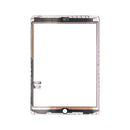 For iPad 7 (2019), iPad 8 (2020) 10.2" Digitizer Black Pulled