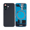 For iPhone 16 Extra Glass Without NFC, Enlarged Camera Frame Black