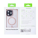 Rixus Classic 04 Case With MagSafe For iPhone 14 Pro Max Pink