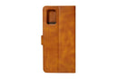 Rixus Bookcase For Samsung Galaxy S22 Plus 5G S906B Light Brown
