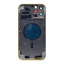 For iPhone 12 Pro Max Back Housing Only Frame And Extra Glass Silver