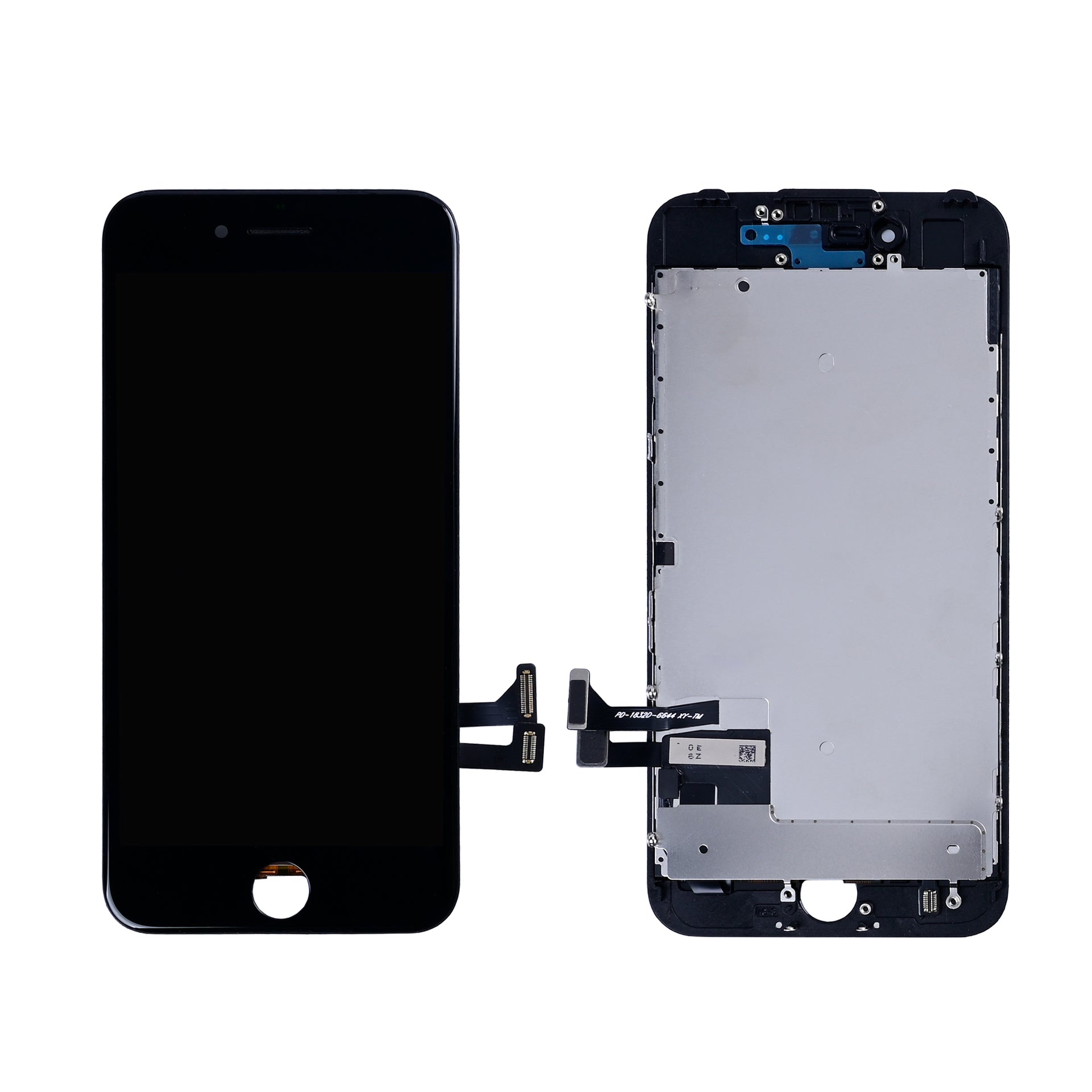 For Apple iPhone 7 Display And Digitizer With Backplate Black Compatible