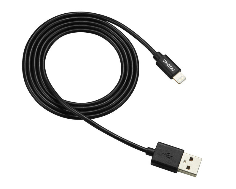 Canyon MFI-1 Lightning To USB Cable 12W 1Mtr Black