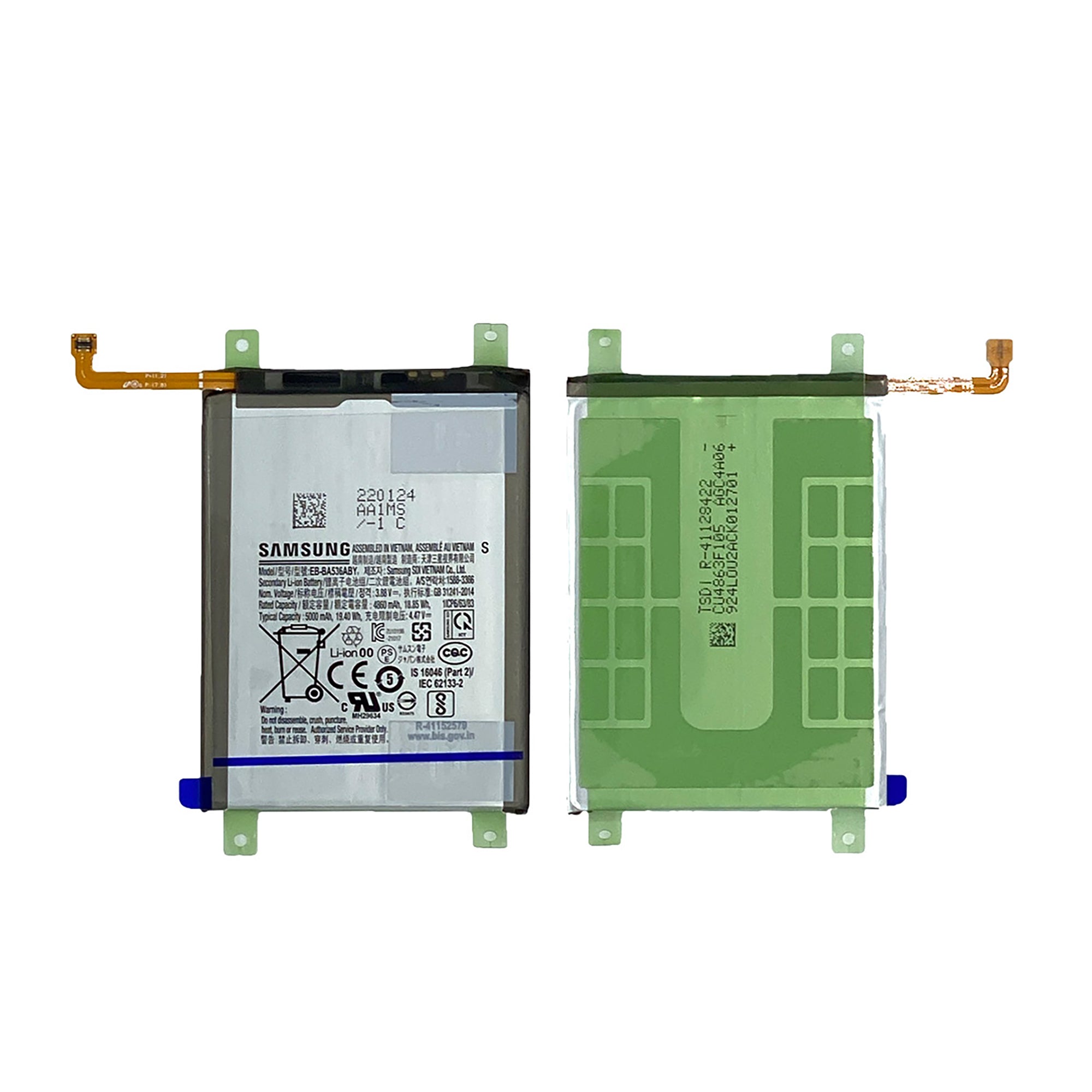 Samsung Galaxy A33 5G A336, A53 5G A536 Battery EB-BA536ABY, EB-BA336ABY Original