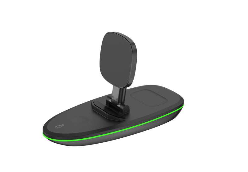 Rixus RXWC43 3-1 Foldable Wireless Charger Station