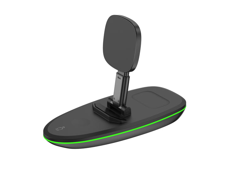 Rixus RXWC43 3-1 Foldable Wireless Charger Station
