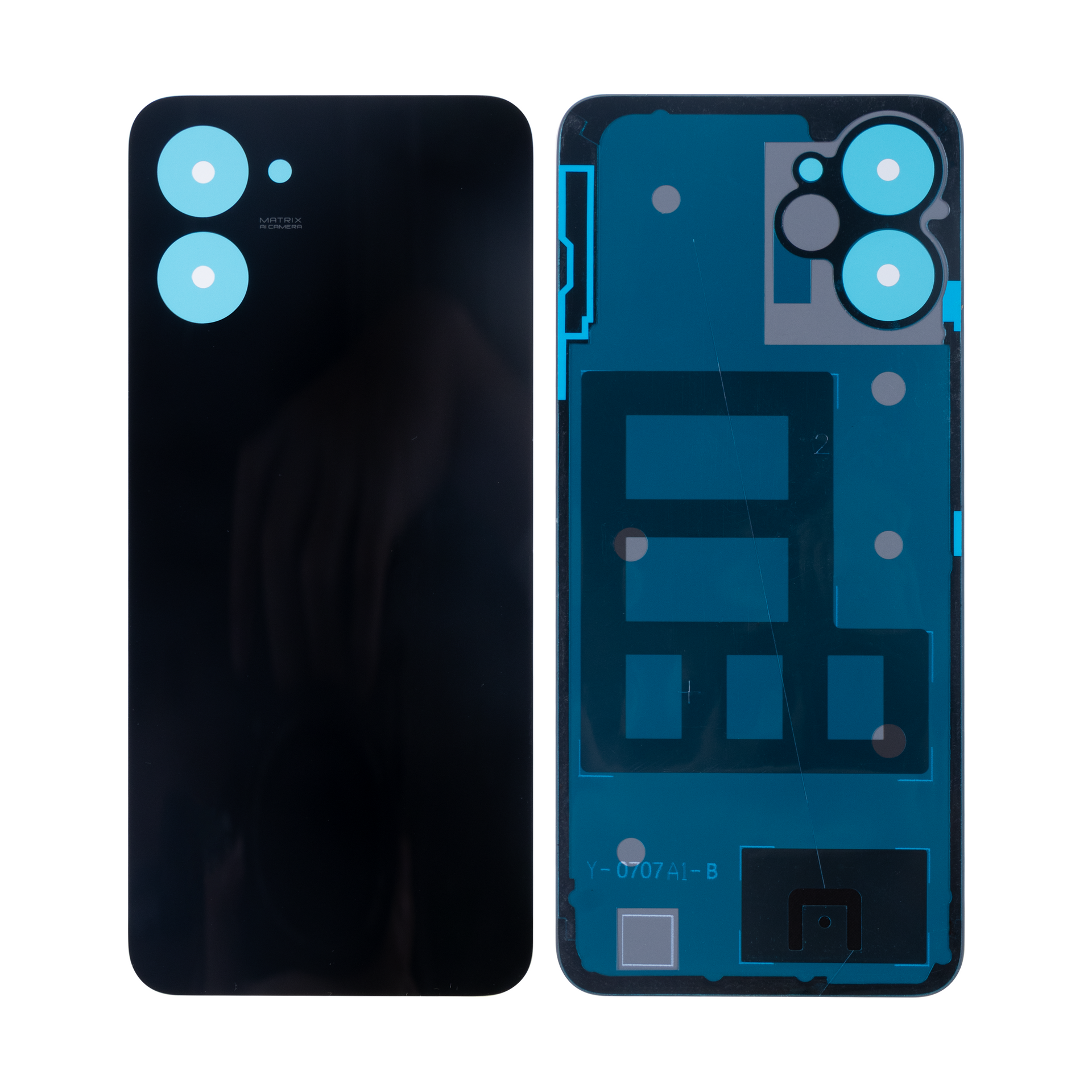 Realme 10s 5G Back Cover Without Lens Black OEM