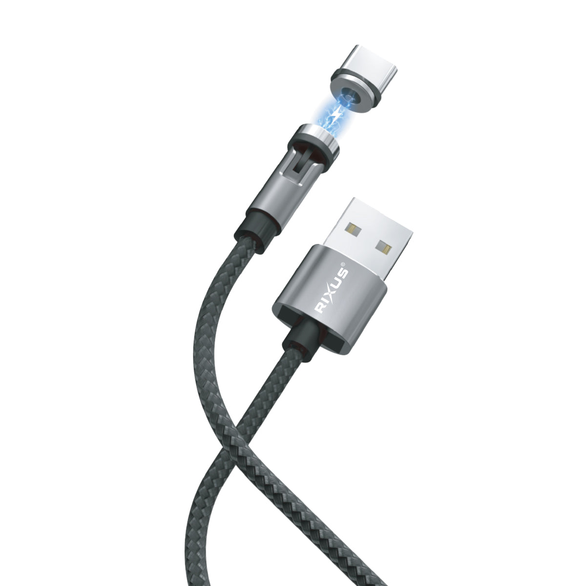 Rixus RXU48 Magnetic Cable 3 in 1 Black
