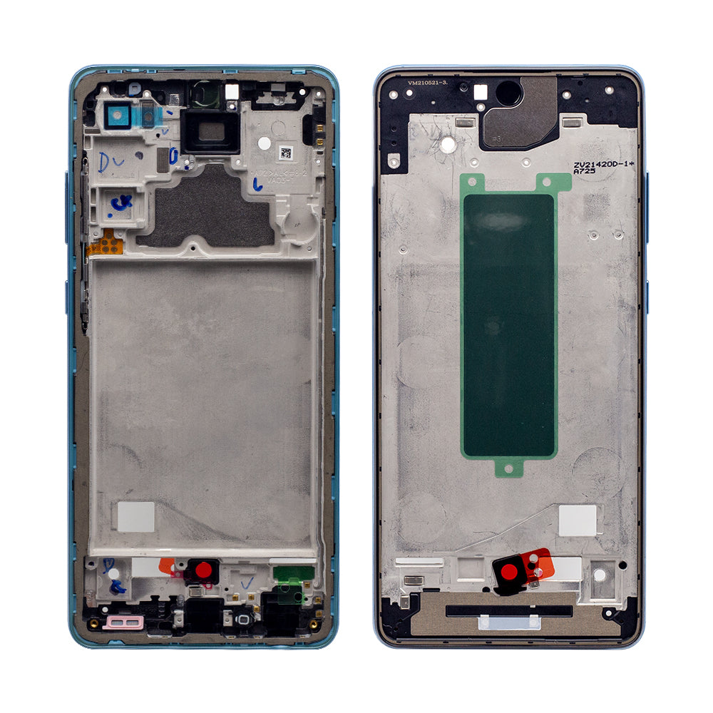 Samsung Galaxy A72 A725F Middle Frame Blue OEM