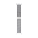 For Apple Watch 42mm, 44mm, 45mm, 49mm Milanese Loop Band Silver