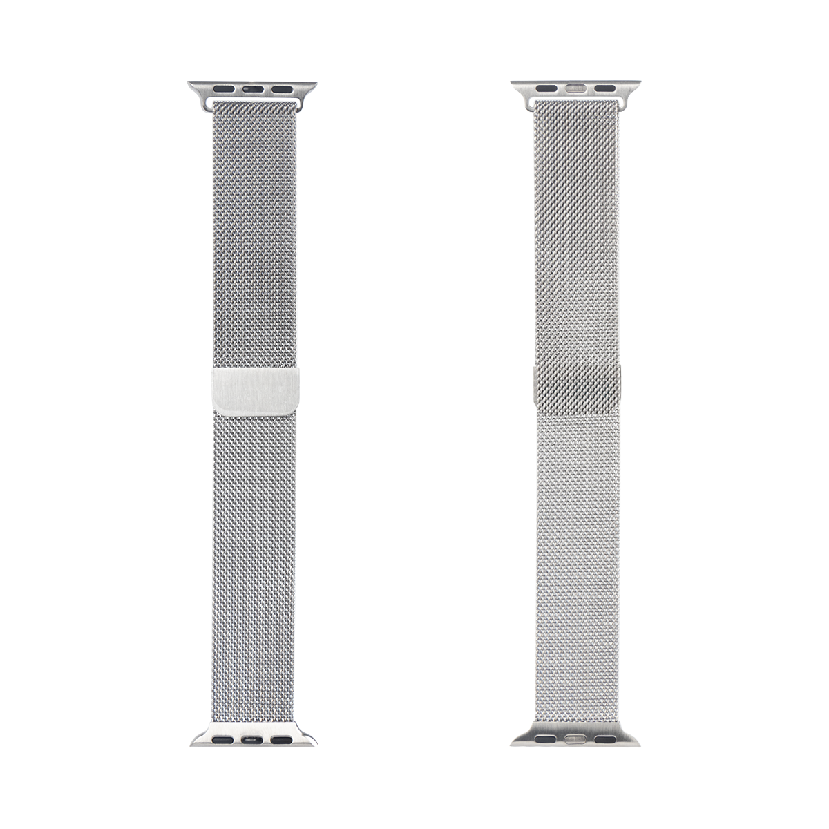 Milanese Loop Band For Apple Watch 42mm, 44mm, 45mm, 49mm Silver Retail Box
