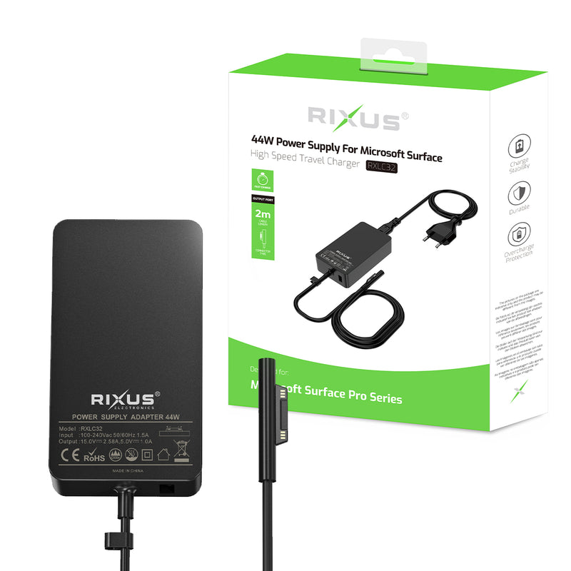 Rixus RXLC32 Microsoft Surface Charger 44W