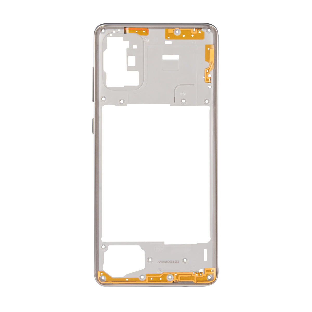 Samsung Galaxy A71 A715F Middle Frame Prism Crush Silver Original
