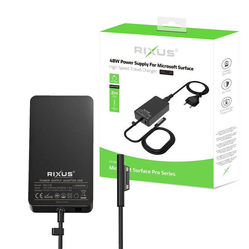 Rixus RXLC35 Microsoft Surface Charger 48W