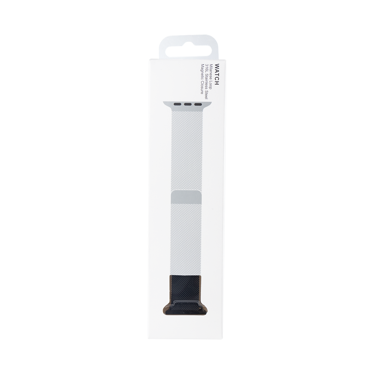 Milanese Loop Band For Apple Watch 42mm, 44mm, 45mm, 49mm Black Retail Box