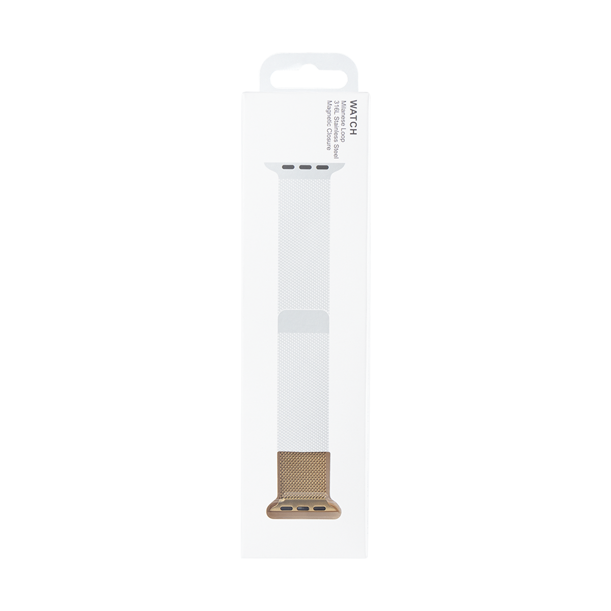 Milanese Loop Band For Apple Watch 38mm, 40mm, 41mm Gold Retail Box