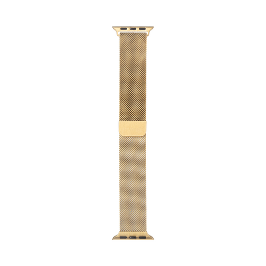 Milanese Loop Band For Apple Watch 42mm, 44mm, 45mm, 49mm Gold Retail Box