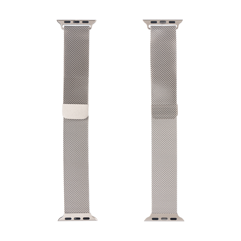 For Apple Watch 42mm, 44mm, 45mm, 49mm Milanese Loop Band 7th Generation Starlight
