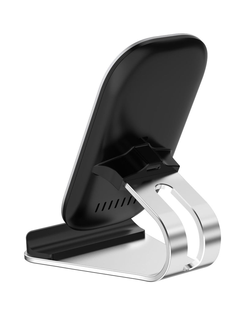 Rixus RXWC35 Wireless Charging Stand Silver