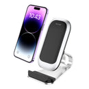 Rixus RXWC35 Wireless Charging Stand Silver