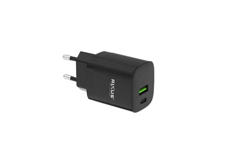 Rixus RX95 Fast Charging Adapter 30W Black