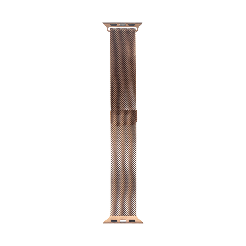 For Apple Watch 42mm, 44mm, 45mm, 49mm Milanese Loop Band Bronze