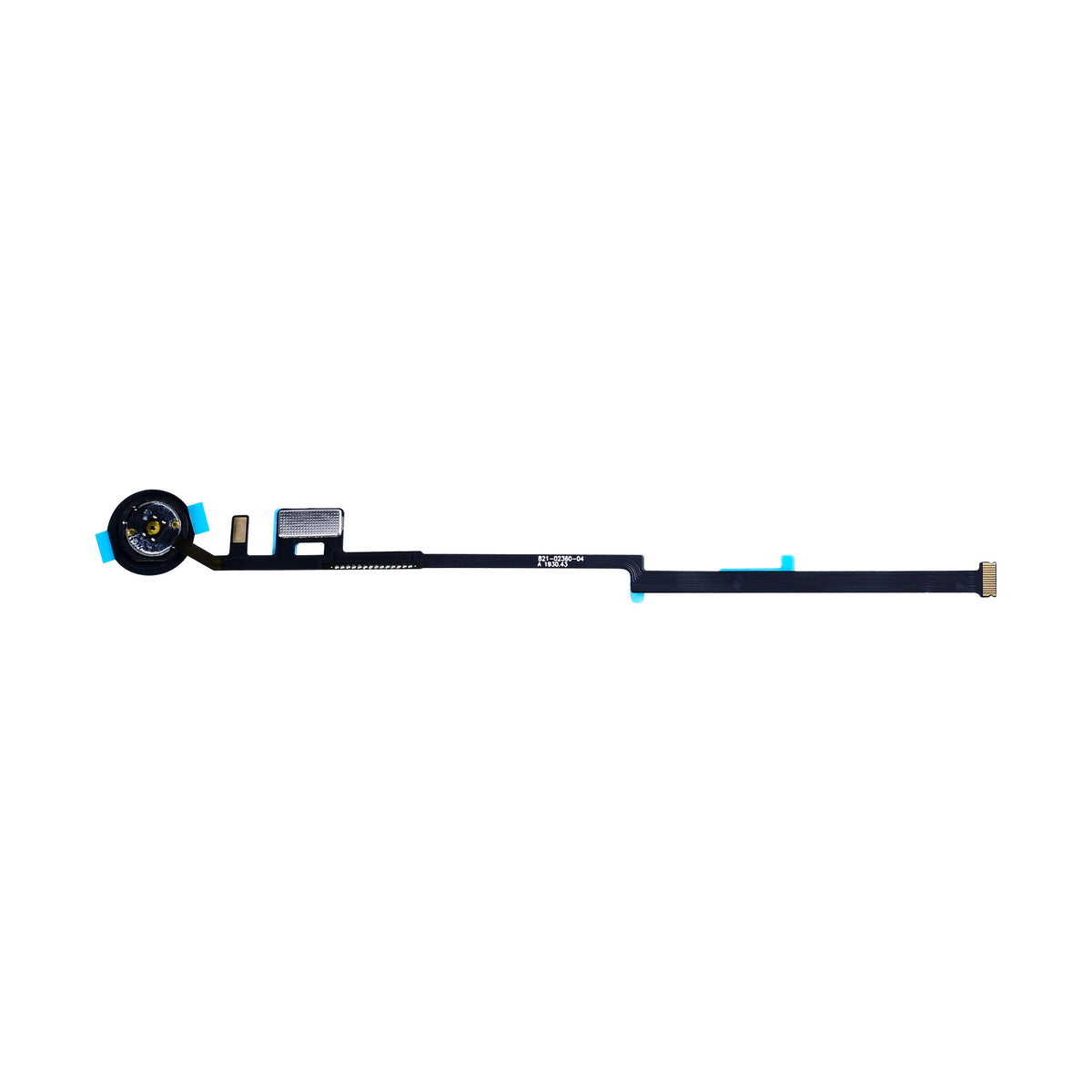 For Apple iPad 7 (2019), iPad 8 (2020), iPad 9 (2021) Home Button Flex Black OEM