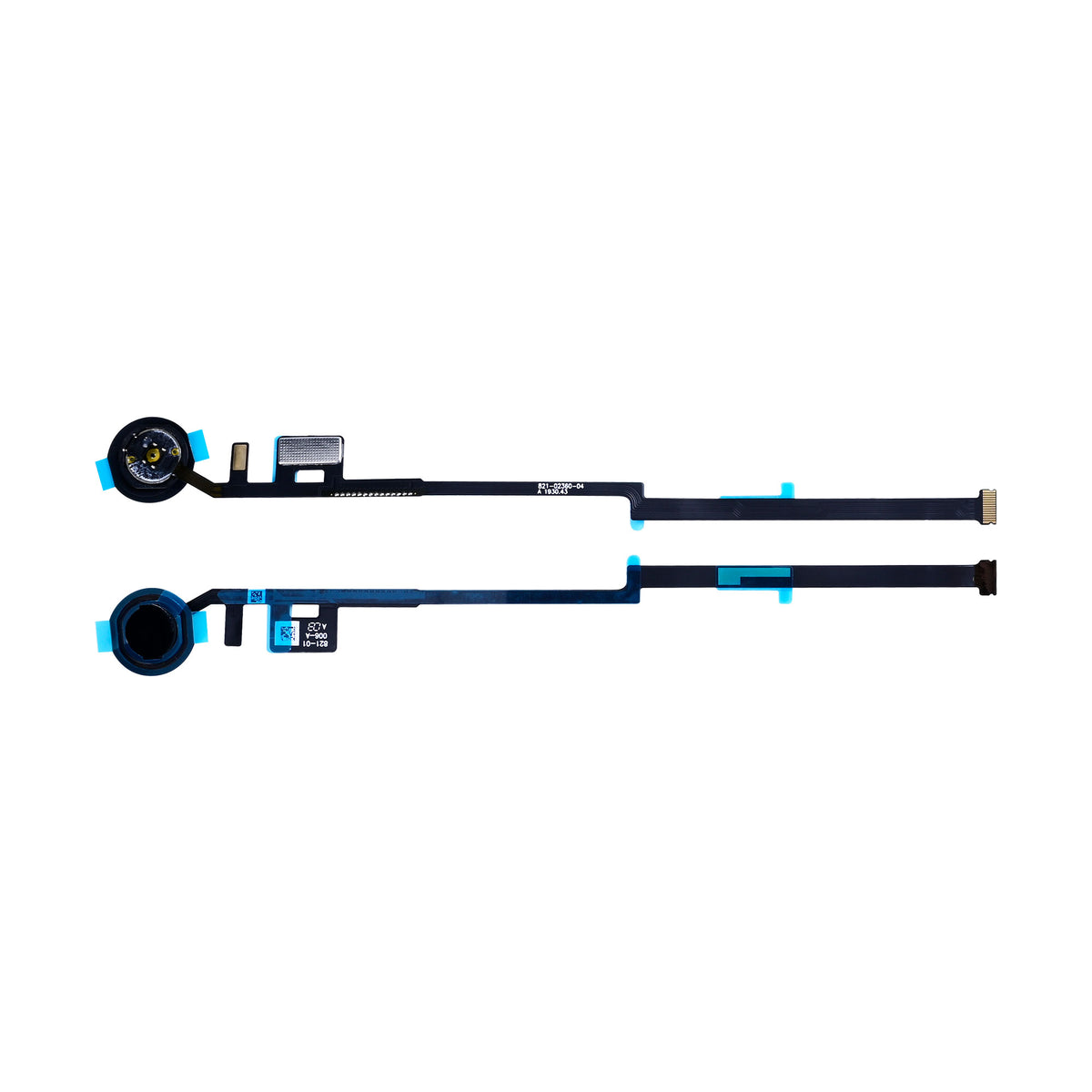 For Apple iPad 7 (2019), iPad 8 (2020), iPad 9 (2021) Home Button Flex Black OEM