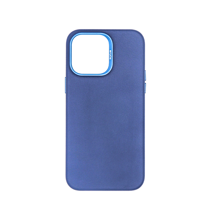 Rixus For iPhone 15 Classic 02 Case With MagSafe Blue