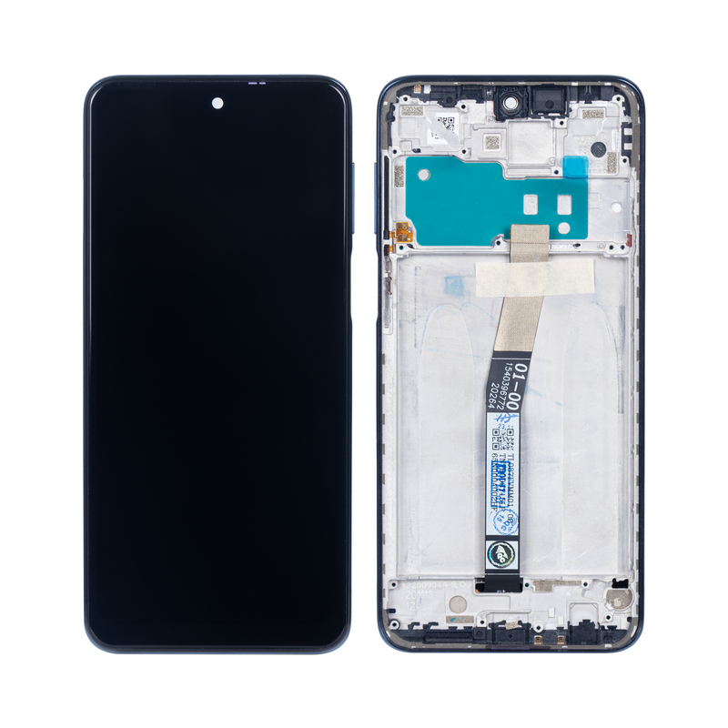 Xiaomi Redmi Note 10 Lite Display and Digitizer With Frame Interstellar Black