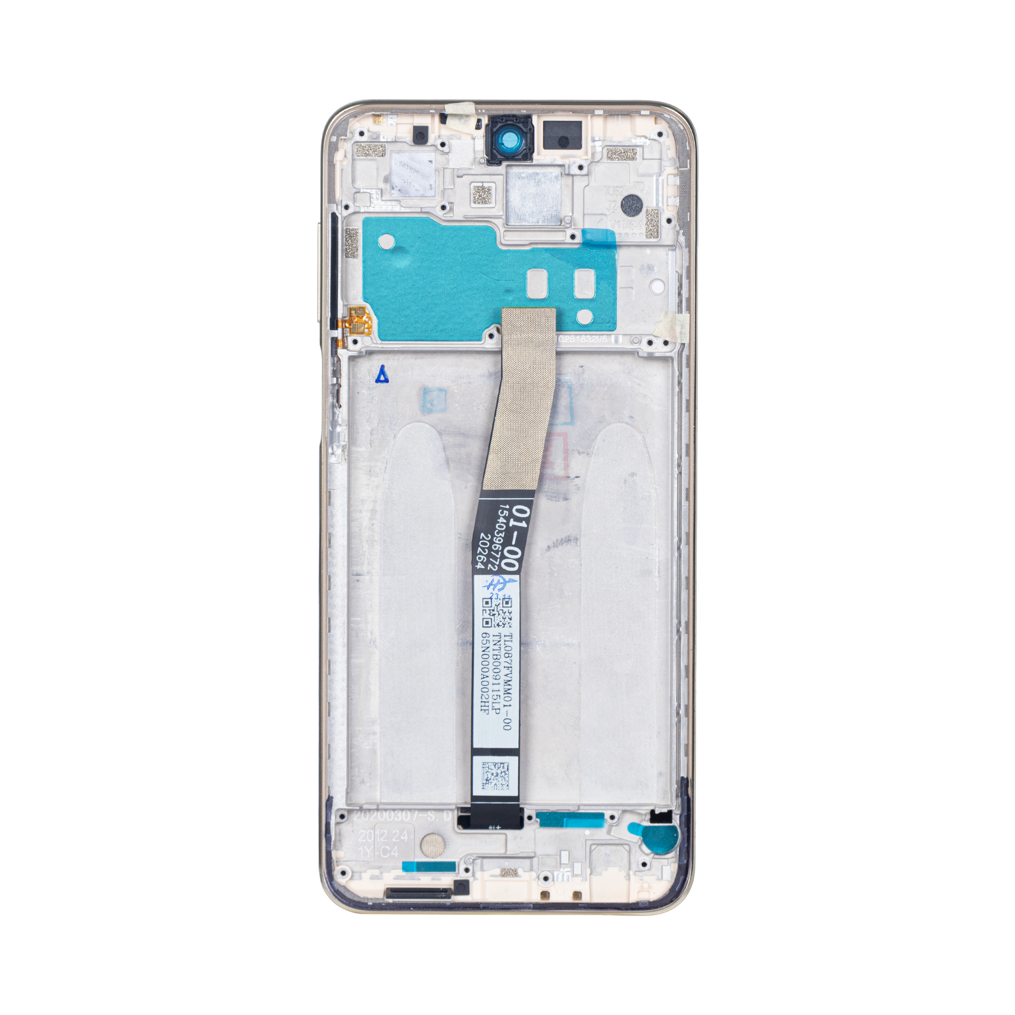 Xiaomi Redmi Note 10 Lite Display and Digitizer With Frame Champagne Gold OEM