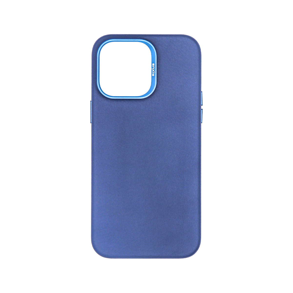 Rixus Classic 02 Case With MagSafe Compatible For Apple iPhone 15 Plus Blue