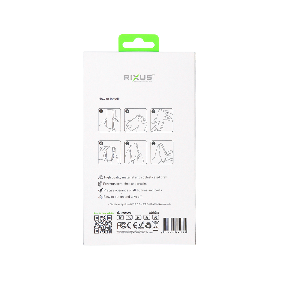 Rixus Classic 02 Case With MagSafe Compatible For Apple iPhone 15 Plus Green