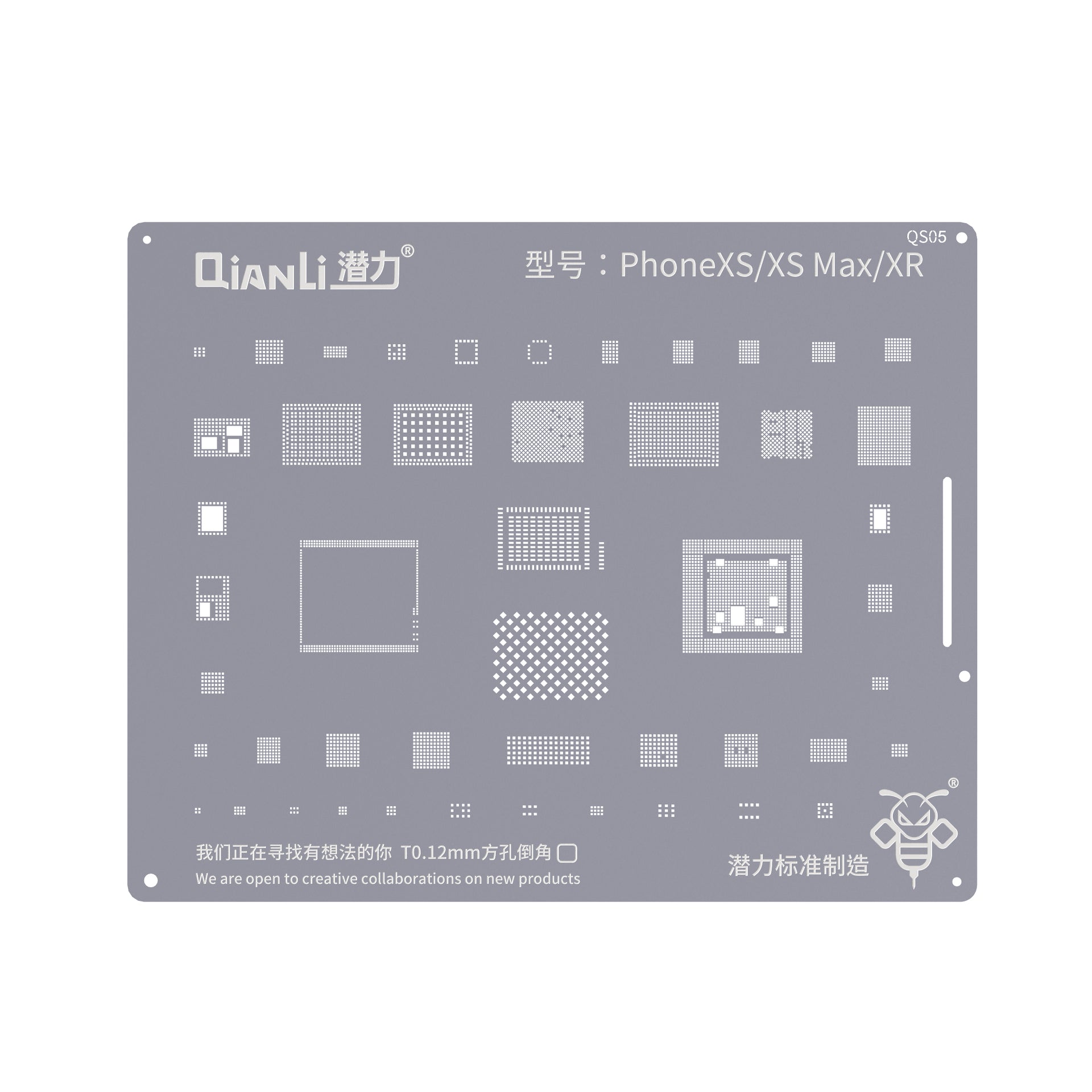 QIANLI Bumblebee Stencil QS05 For Apple iPhone XS, iPhone XS Max, iPhone XR