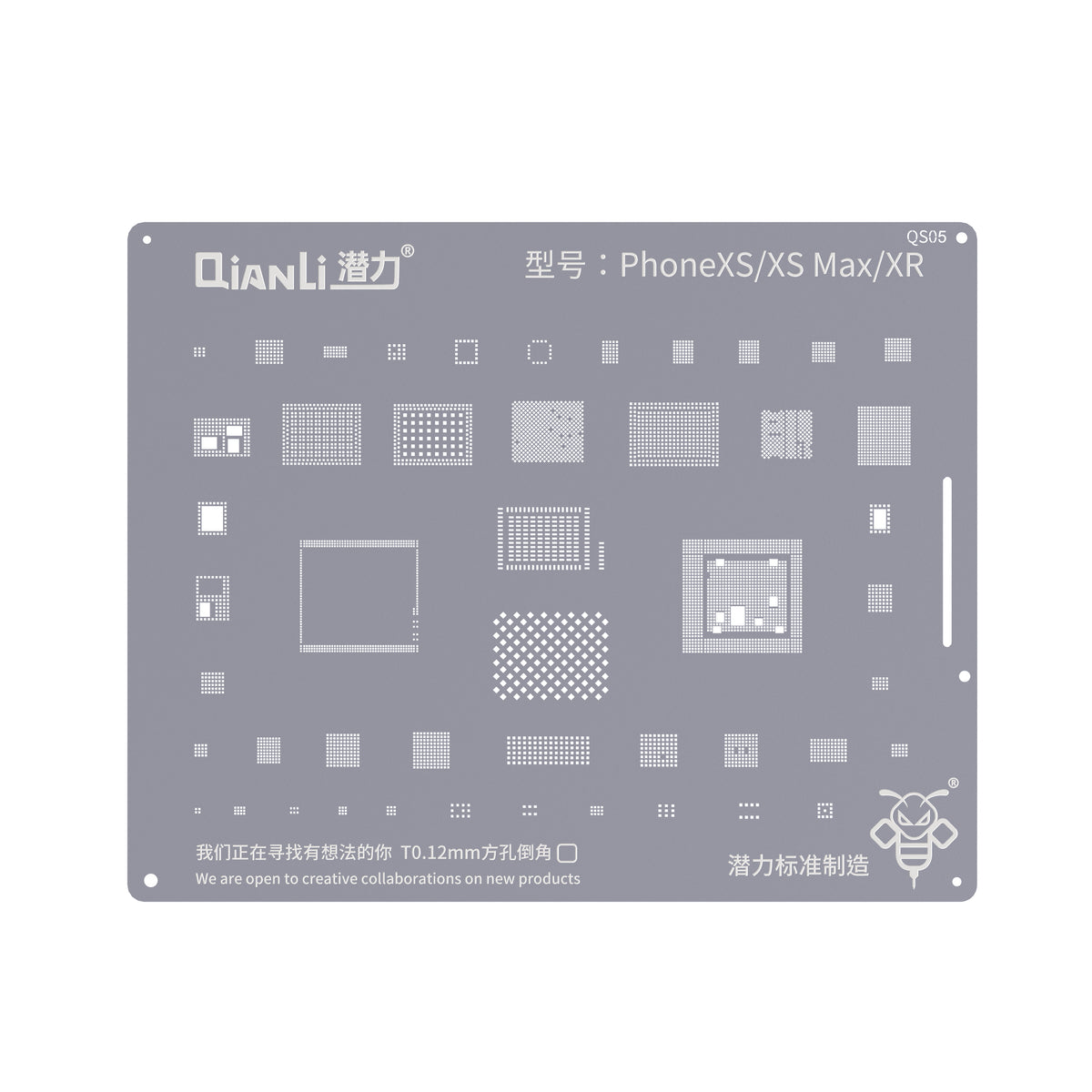 QIANLI Bumblebee Stencil QS05 For Apple iPhone XS, iPhone XS Max, iPhone XR