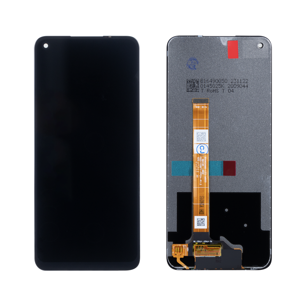 Oppo A52, A72 4G, A92 Display And Digitizer Without Frame Black OEM