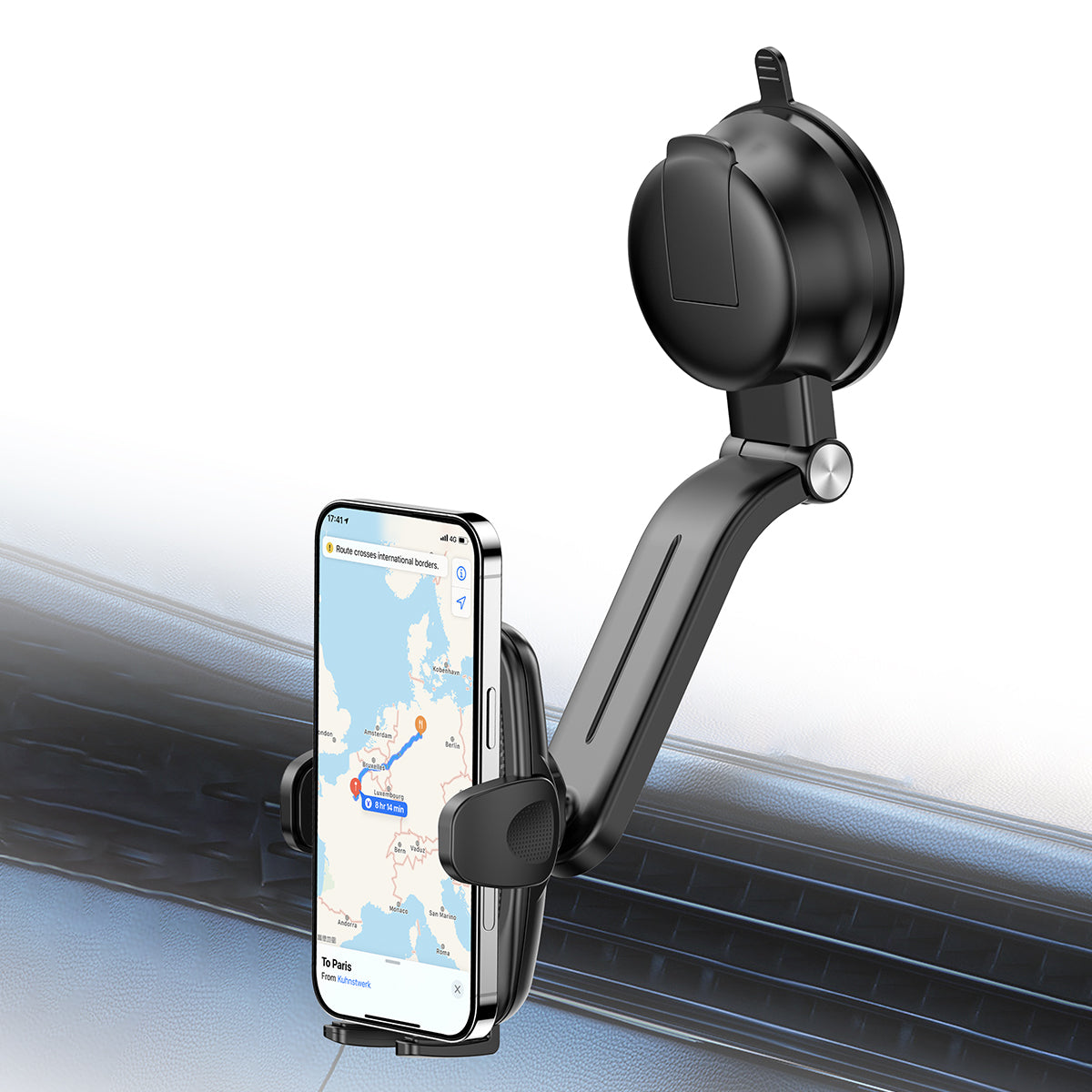 Rixus RXHW17 Multifunctional Premium Mobile Phone Bracket Black