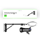 Rixus RXHL01 Wall Mounting Triangle Boom Arm For Tik Tok Light Black