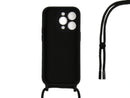 Rixus TPU Necklace Cord Cover For Apple iPhone 14 Pro Black