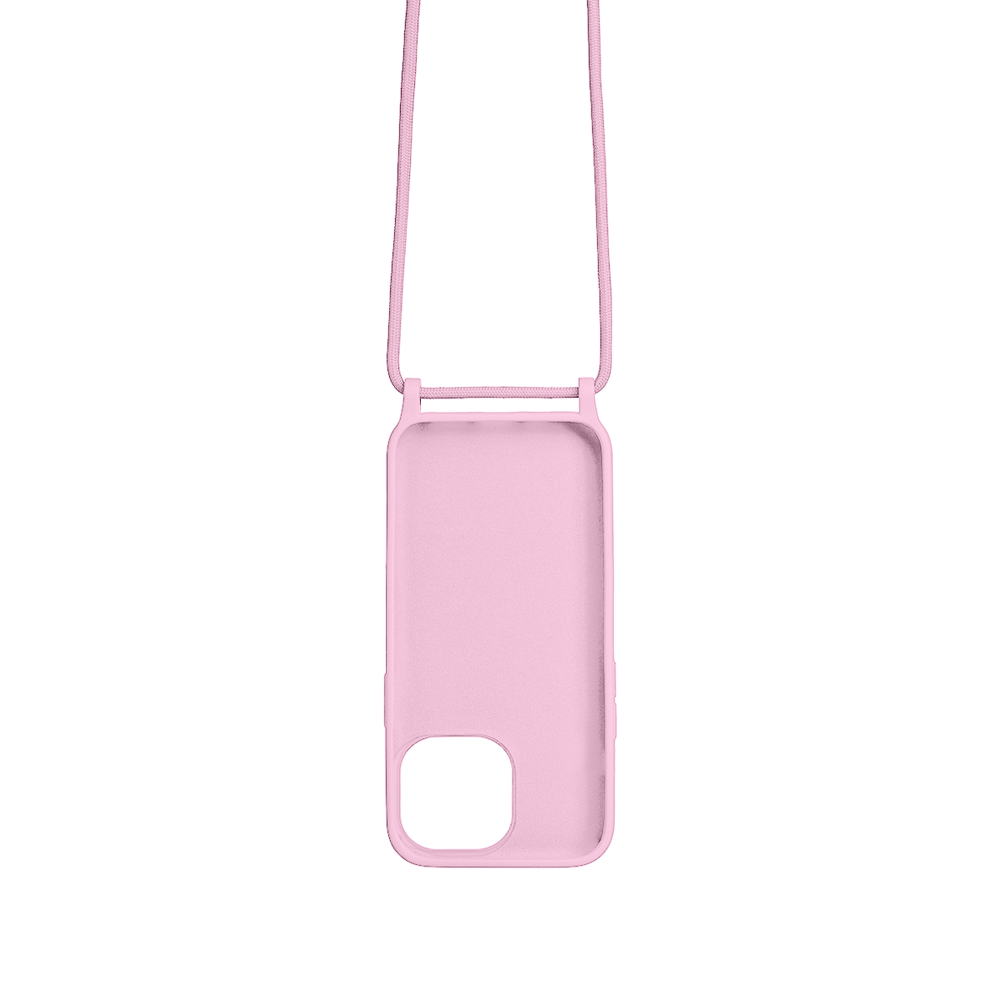 Rixus TPU Necklace Cord Cover For Apple iPhone 14 Pro Pink
