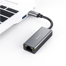 Rixus RXEA01 USB-C To 1000M Card RJ45 Gigabit Drive-free Gray