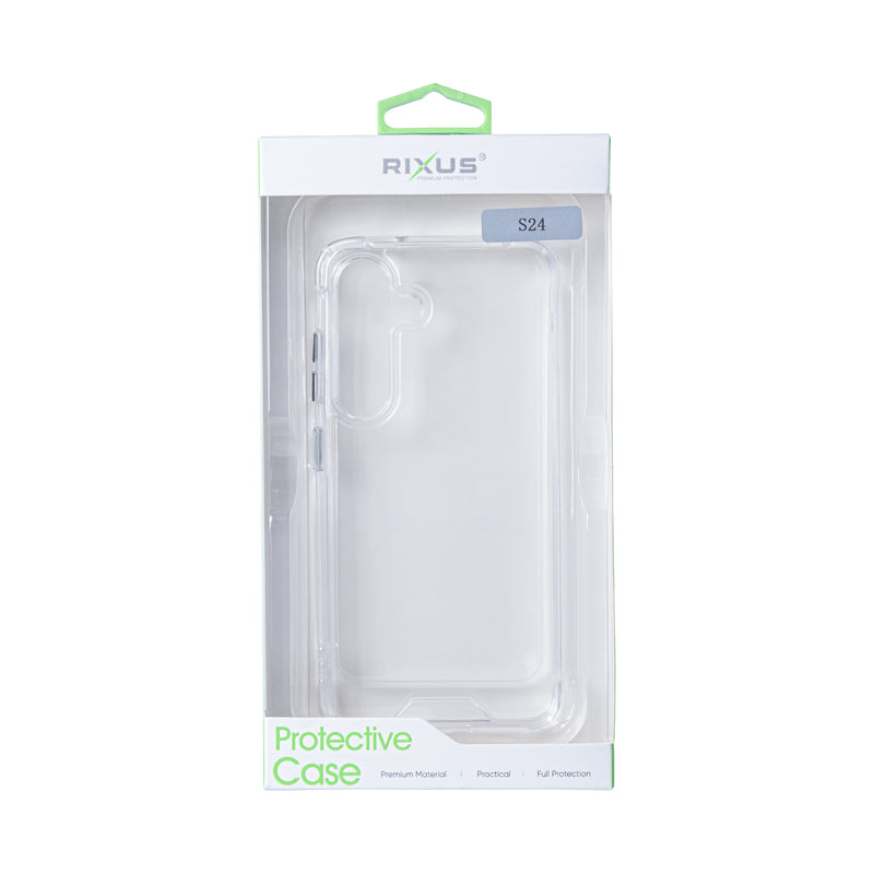 Rixus Anti Shock Case TPU For Samsung Galaxy S24 5G Transparent