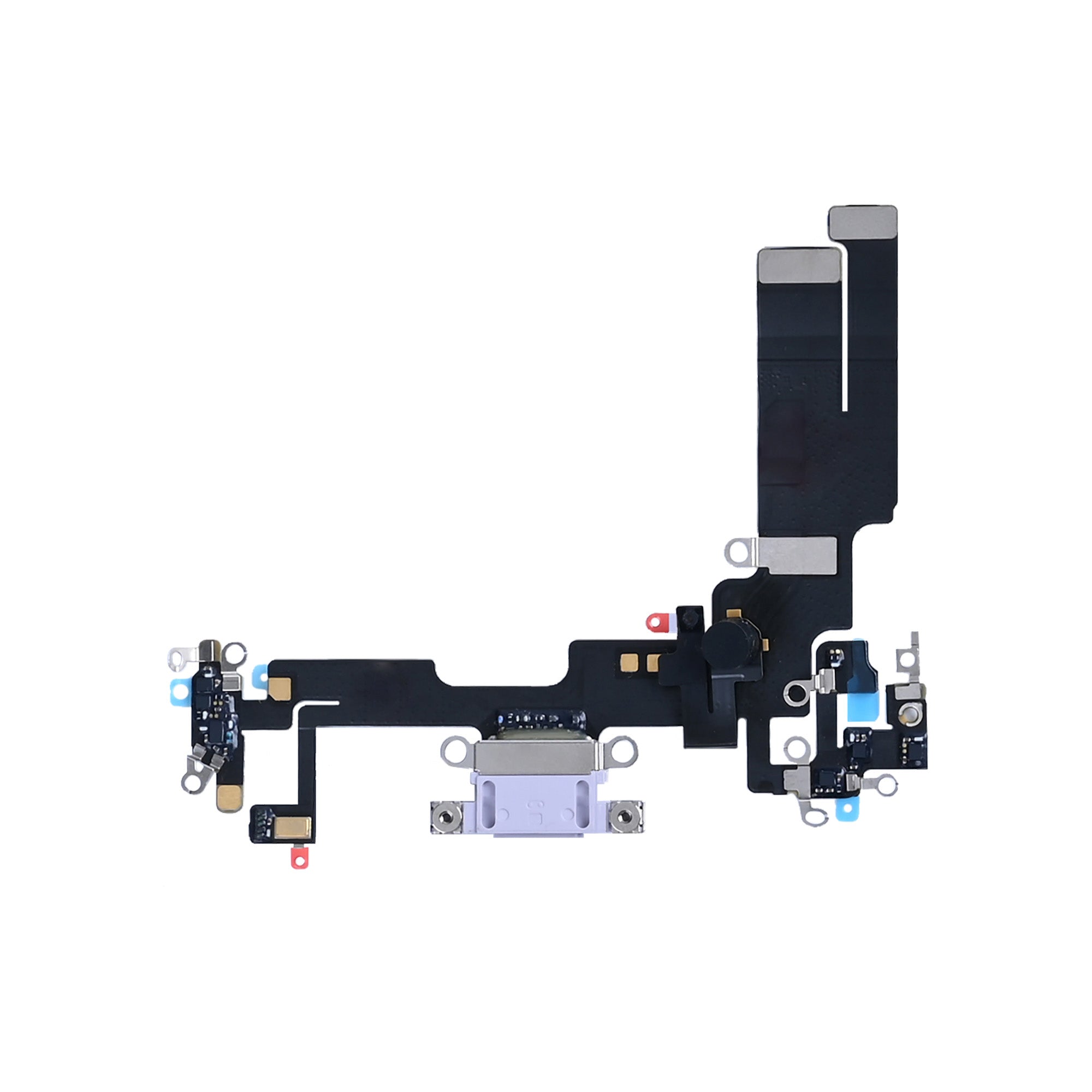 For Apple iPhone 14 System Charging Flex Purple Pulled