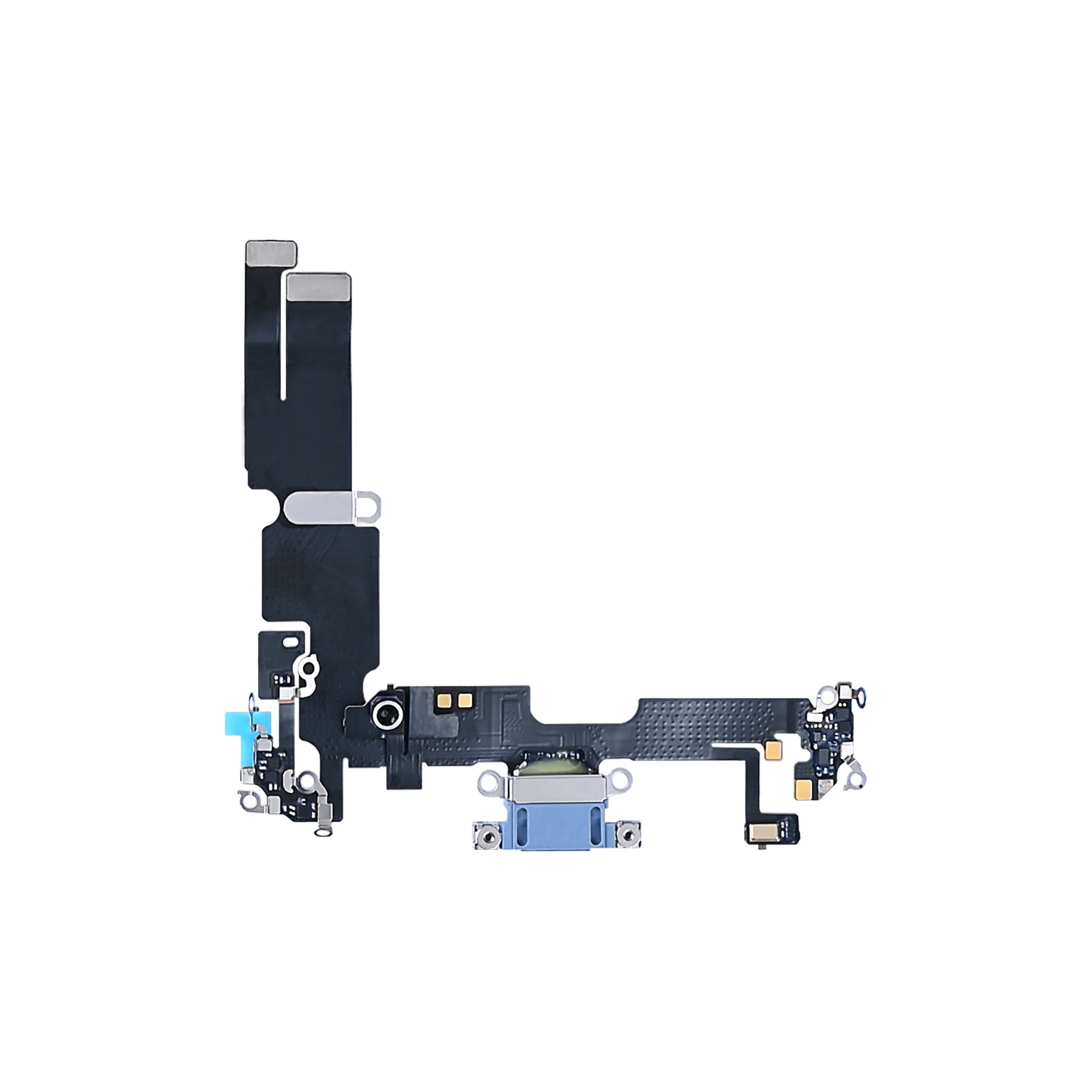 For Apple iPhone 14 Plus System Charging Flex Blue Pulled