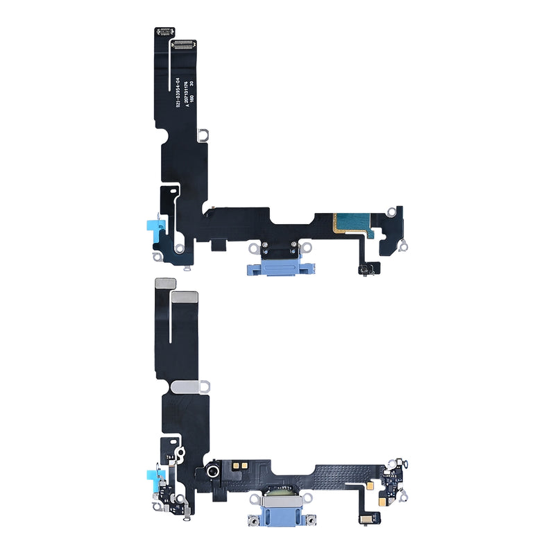 For Apple iPhone 14 Plus System Charging Flex Blue Pulled