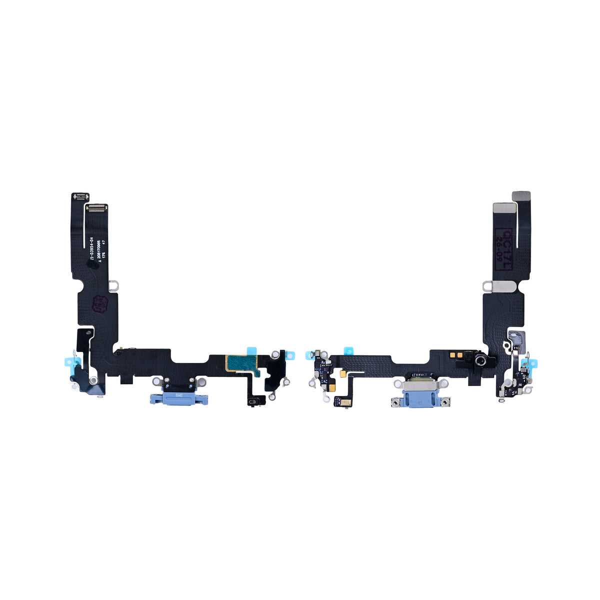 For Apple iPhone 14 Plus System Charging Flex Blue Pulled