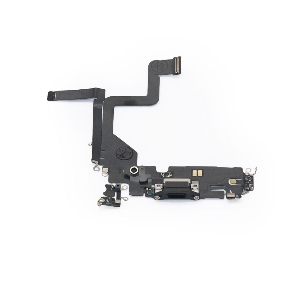 For Apple iPhone 14 Pro System Charging Flex Space Black Pulled
