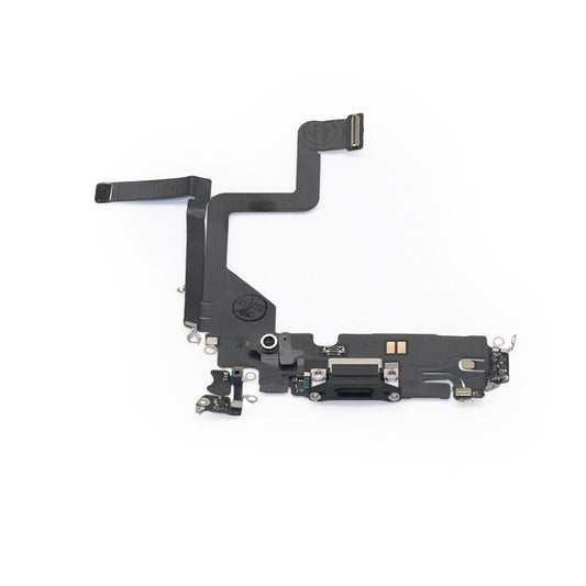 For Apple iPhone 14 Pro System Charging Flex Space Black Pulled