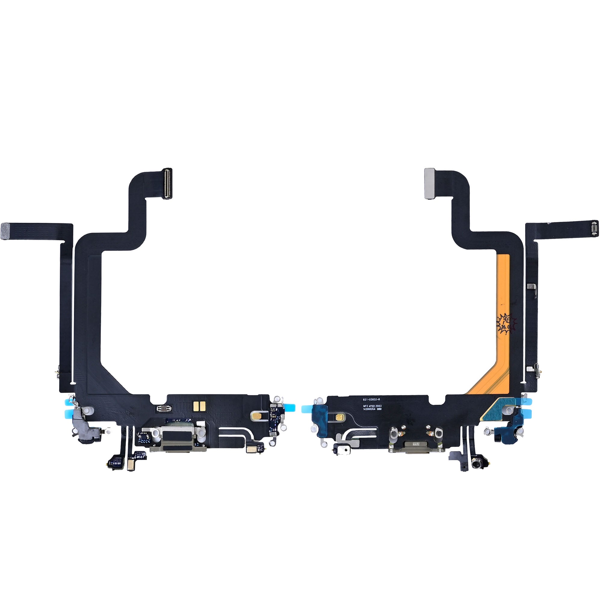 For Apple iPhone 14 Pro Max System Charging Flex Gold Pulled